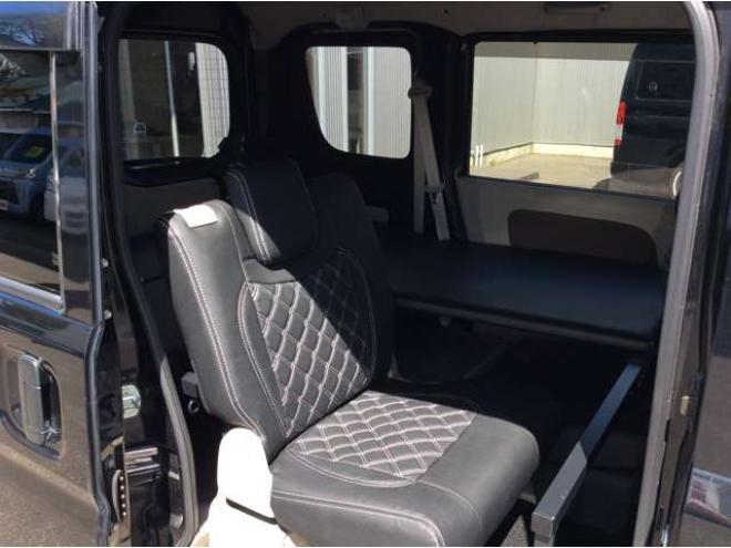 エブリィジョイン ハイルーフ 5AGS車 4WD　パートタイム4WD　キーレス　リアヒーター　フルセグTV　7インチメモリナビ　ベッドキッド　電動格納ミラー　社外タコメーター　CD/DVD　AUX　Bluetooth　アルミホイール 660