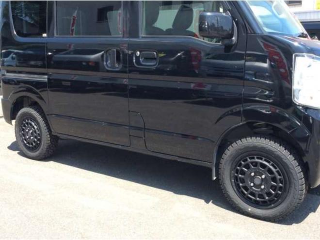 エブリィジョイン ハイルーフ 5AGS車 4WD　パートタイム4WD　キーレス　リアヒーター　フルセグTV　7インチメモリナビ　ベッドキッド　電動格納ミラー　社外タコメーター　CD/DVD　AUX　Bluetooth　アルミホイール 660