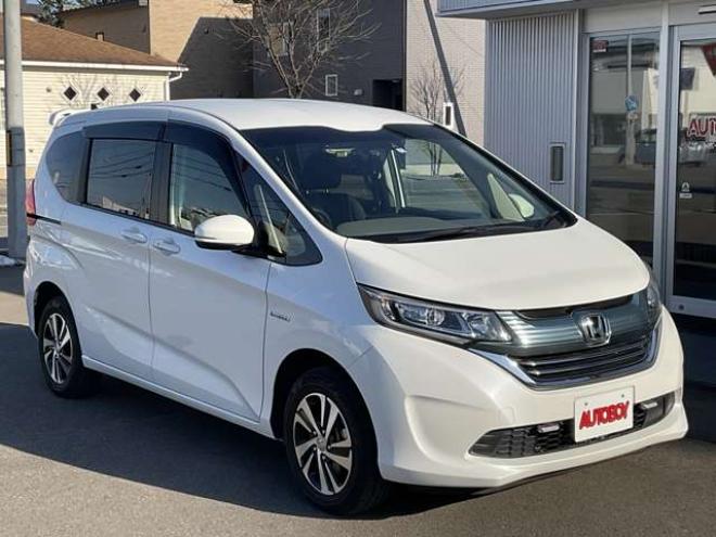 フリード+1.5 ハイブリッド G ホンダセンシング 4WD　社外ナビTV　バックカメラ　両側パワースライドドア　ETC　プッシュスタート　純正エンジンスターター　LEDヘッドライト　ドラレコ　レーダークルーズコントロール　シートヒーター 1500