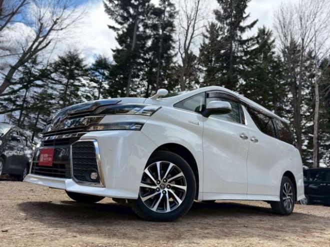 ヴェルファイアハイブリッド 2.5 ZR Gエディション E-Four 4WD　ドライブレコーダー　両側パワスラ　パワステ　パワーウィンドウ　TV　ナビ　バックカメラ　電動リアゲート　後席モニター　電動シート　シートヒーター　オットマン　クルーズコントロール　キーレスエントリー 2500