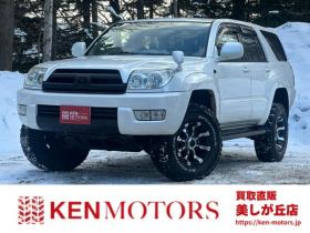 ハイラックスサーフ　2.7 SSR-G 4WD　禁煙車　パワステ　パワーウィンドウ　ETC　社外ナビ　バックカメラ　キーレスエントリー　リフトアップ　エンジンスターター　寒冷地仕様　ABS　エアコン　盗難防止装置　社外アルミホイール 2700