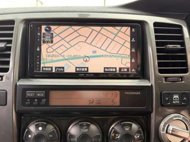 ハイラックスサーフ2.7 SSR-X リミテッド 4WD　社外アルミホイール　リフトアップ　社外ナビ　バックカメラ　ETC　寒冷地仕様　ABS　キーレスエントリー　パワステ　パワーウィンドウ　盗難防止装置　エアコン　ルーフレール 2700