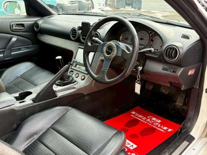 シルビア2.0 オーテックバージョン　6速MT　社外ハンドル　社外アルミホイール　社外エアロ　社外マフラー　パワステ　パワーウィンドウ　社外ナビ　エアコン　革シート 2WD 2000