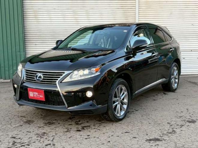 レクサスRXハイブリッド 450h 4WD　サンルーフ　電動リアゲート　純正ナビ　バックカメラ　電動シート　パワステ　パワーウィンドウ　クルーズコントロール　エンジンスターター　アルミホイール　盗難防止装置　横滑り防止装置　ドライブレコーダー 3500