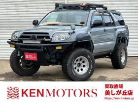 ハイラックスサーフ　2.7 SSR-X アメリカンバージョン 4WD　社外ナビ　バックカメラ　リフトアップ　社外アルミ　エアコン　社外ETC　グリルガード　グッドリッチマフラー　LEDライト　全塗装済　パワーウィンドウ　パワステ　キーレス　ダッシュマット　タープ 2700