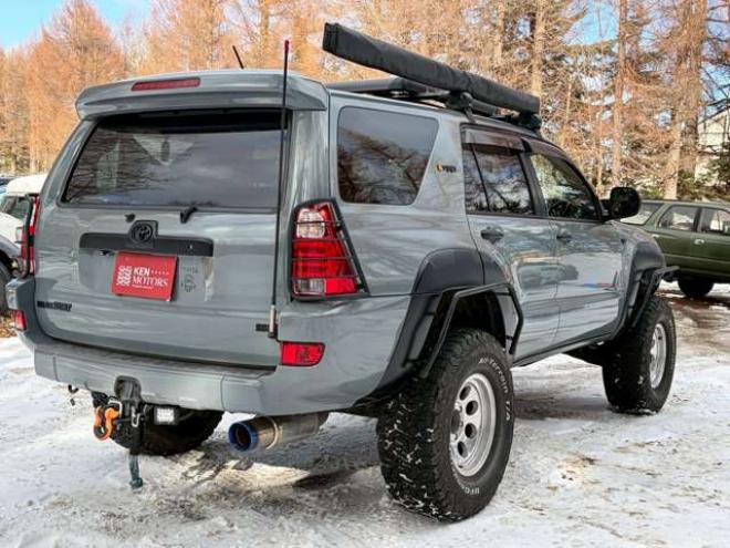 ハイラックスサーフ2.7 SSR-X アメリカンバージョン 4WD　社外ナビ　バックカメラ　リフトアップ　社外アルミ　エアコン　社外ETC　グリルガード　グッドリッチマフラー　LEDライト　全塗装済　パワーウィンドウ　パワステ　キーレス　ダッシュマット　タープ 2700