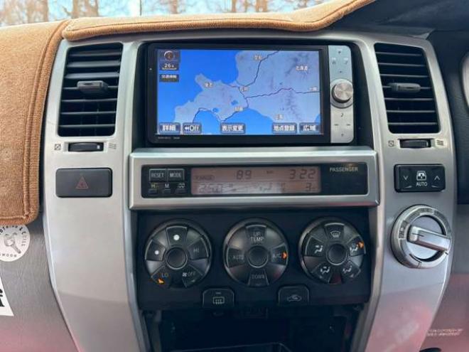 ハイラックスサーフ2.7 SSR-X アメリカンバージョン 4WD　社外ナビ　バックカメラ　リフトアップ　社外アルミ　エアコン　社外ETC　グリルガード　グッドリッチマフラー　LEDライト　全塗装済　パワーウィンドウ　パワステ　キーレス　ダッシュマット　タープ 2700