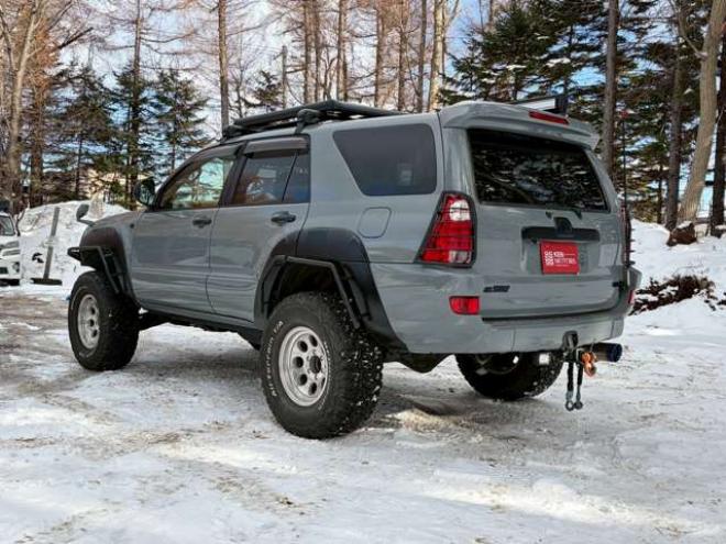 ハイラックスサーフ2.7 SSR-X アメリカンバージョン 4WD　社外ナビ　バックカメラ　リフトアップ　社外アルミ　エアコン　社外ETC　グリルガード　グッドリッチマフラー　LEDライト　全塗装済　パワーウィンドウ　パワステ　キーレス　ダッシュマット　タープ 2700