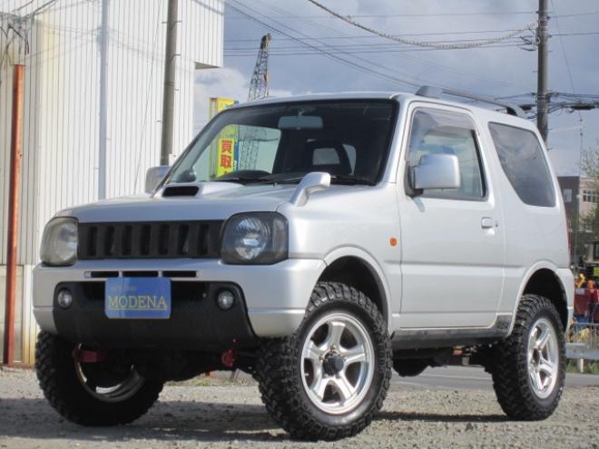 AZオフロードXC 4WD　道外仕入れ リフトアップ 左右レカロシート 社外アルミ+MTタイヤ フォグ バイザー マフラー エンスタ 車検令和10年4月 スタッドレス+アルミセット積込み 1年間走行無制限保証付 660