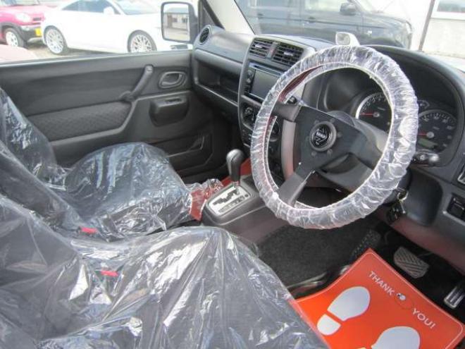 AZオフロードXC 4WD　道外仕入れ リフトアップ 左右レカロシート 社外アルミ+MTタイヤ フォグ バイザー マフラー エンスタ 車検令和10年4月 スタッドレス+アルミセット積込み 1年間走行無制限保証付 660