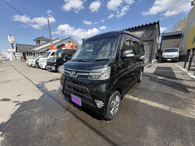 アトレーATRAI WAGON 4WD CUSTOM RS-LTD寒冷地仕様　パワースライドドア　ＶＳＣ　ブレーキアシスト　アイドリングSTOP ブルートゥースフルセグナビ　バックカメラ　純正LED　エンスタ　フォグランプ　ETC 夏タイヤ新品　全磨　エンジンオイル交換ATF交換 4WD 660 5Dr