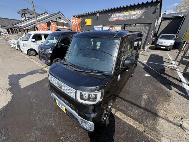 ウェイクWAKE 4WD G-SA TURBO寒冷地仕様　両側パワースライドドア　ブレーキアシスト　VSC　LEDヘッド　エンスタ　ブルートゥースフルセグナビ　シートヒーター　ETC　バイザー　フォグ　スタットレス　　エンジンオイル交換　オイルエレメント交換 4WD 660 ５Dr