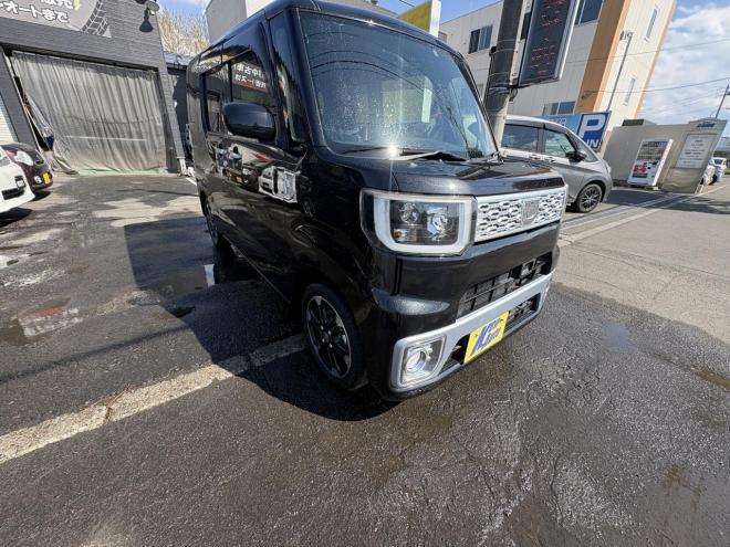 ウェイクWAKE 4WD G-SA TURBO寒冷地仕様　両側パワースライドドア　ブレーキアシスト　VSC　LEDヘッド　エンスタ　ブルートゥースフルセグナビ　シートヒーター　ETC　バイザー　フォグ　スタットレス　　エンジンオイル交換　オイルエレメント交換 4WD 660 ５Dr