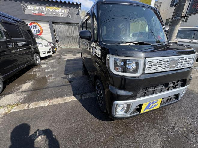 ウェイクWAKE 4WD G-SA TURBO寒冷地仕様　両側パワースライドドア　ブレーキアシスト　VSC　LEDヘッド　エンスタ　ブルートゥースフルセグナビ　シートヒーター　ETC　バイザー　フォグ　スタットレス　　エンジンオイル交換　オイルエレメント交換 4WD 660 ５Dr