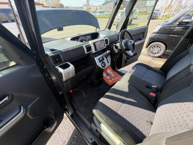 ウェイクWAKE 4WD G-SA TURBO寒冷地仕様　両側パワースライドドア　ブレーキアシスト　VSC　LEDヘッド　エンスタ　ブルートゥースフルセグナビ　シートヒーター　ETC　バイザー　フォグ　スタットレス　　エンジンオイル交換　オイルエレメント交換 4WD 660 ５Dr