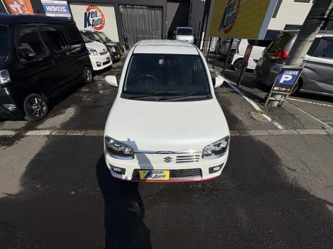 アルトALTO TURBO RS 4WD本州仕入　寒冷地仕様　ブレーキアシスト　TURBO 5AG 純正ワンセグナビ　シートヒーター　HIDヘッド　PUSHスタート　スマートキースペアー有　１５インチアルミ　エンジンオイル交換　スタットレス付　スポーツマフラー付　ETC 4WD 660 5Dr