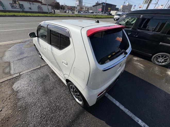 アルトALTO TURBO RS 4WD本州仕入　寒冷地仕様　ブレーキアシスト　TURBO 5AG 純正ワンセグナビ　シートヒーター　HIDヘッド　PUSHスタート　スマートキースペアー有　１５インチアルミ　エンジンオイル交換　スタットレス付　スポーツマフラー付　ETC 4WD 660 5Dr