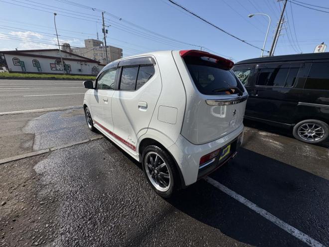 アルトALTO TURBO RS 4WD本州仕入　寒冷地仕様　ブレーキアシスト　TURBO 5AG 純正ワンセグナビ　シートヒーター　HIDヘッド　PUSHスタート　スマートキースペアー有　１５インチアルミ　エンジンオイル交換　スタットレス付　スポーツマフラー付　ETC 4WD 660 5Dr