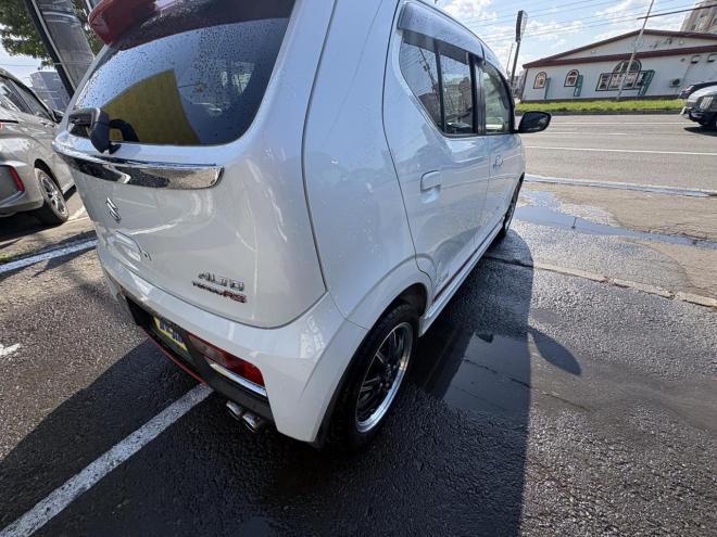 アルトALTO TURBO RS 4WD本州仕入　寒冷地仕様　ブレーキアシスト　TURBO 5AG 純正ワンセグナビ　シートヒーター　HIDヘッド　PUSHスタート　スマートキースペアー有　１５インチアルミ　エンジンオイル交換　スタットレス付　スポーツマフラー付　ETC 4WD 660 5Dr