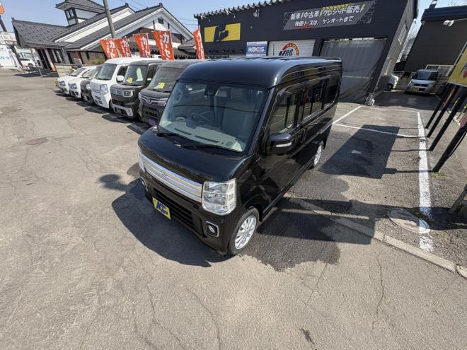 エブリィEVERY WAGON 4WD PZ -SP寒冷地仕様　両パワースライド　オートステップ　ブレーキアシスト　ＶＳＣ　エンスタ　HID フルセグナビ　リアヒーター　ETC　バイザー　フォグランプ　エンジンオイル交換 ATF交換　全磨き済み　スタットレス付 4WD 660 5Dr