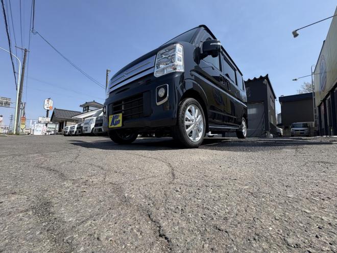 エブリィEVERY WAGON 4WD PZ -SP寒冷地仕様　両パワースライド　オートステップ　ブレーキアシスト　ＶＳＣ　エンスタ　HID フルセグナビ　リアヒーター　ETC　バイザー　フォグランプ　エンジンオイル交換 ATF交換　全磨き済み　スタットレス付 4WD 660 5Dr