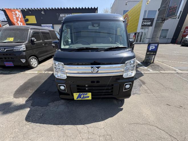 エブリィEVERY WAGON 4WD PZ -SP寒冷地仕様　両パワースライド　オートステップ　ブレーキアシスト　ＶＳＣ　エンスタ　HID フルセグナビ　リアヒーター　ETC　バイザー　フォグランプ　エンジンオイル交換 ATF交換　全磨き済み　スタットレス付 4WD 660 5Dr