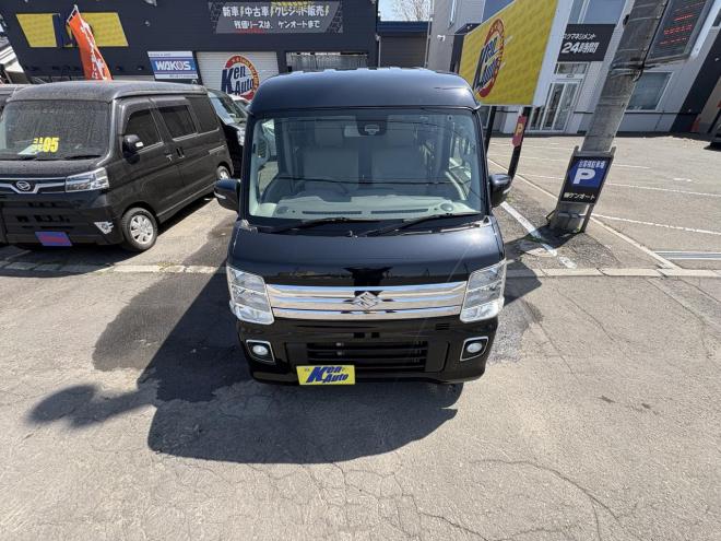 エブリィEVERY WAGON 4WD PZ -SP寒冷地仕様　両パワースライド　オートステップ　ブレーキアシスト　ＶＳＣ　エンスタ　HID フルセグナビ　リアヒーター　ETC　バイザー　フォグランプ　エンジンオイル交換 ATF交換　全磨き済み　スタットレス付 4WD 660 5Dr