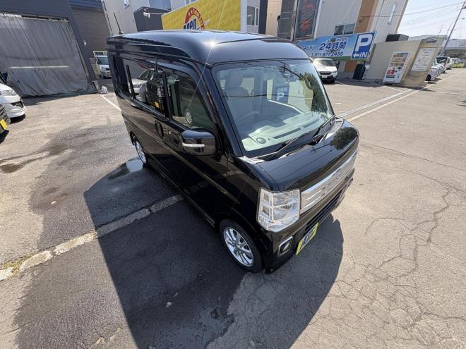 エブリィEVERY WAGON 4WD PZ -SP寒冷地仕様　両パワースライド　オートステップ　ブレーキアシスト　ＶＳＣ　エンスタ　HID フルセグナビ　リアヒーター　ETC　バイザー　フォグランプ　エンジンオイル交換 ATF交換　全磨き済み　スタットレス付 4WD 660 5Dr