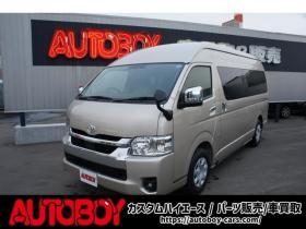 ハイエース　2.7 グランドキャビン 4WD　令和8年2月登録　登録済未使用車 走行7キロ　パノラミックビューモニター デジタルインナーミラー　LEDヘッドランプ　LEDフォグランプ　ベージュメタリック　メーカー保証付 登録済未使用車 2700