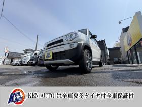 ハスラー　HUSTLER  4WD　X HID TURBO寒冷地仕様　TURBO　S-エネチャージ　エンスタ　カロ８インチナビ　Bluetooth　バックカメラ　リアモニター　スポーツマフラー　スマートキースペアー有　バイザー　HID　フォグランプ　全磨済　ETC　エンジンオイル交換　CVTオイル交換 4WD 660 ５Dr