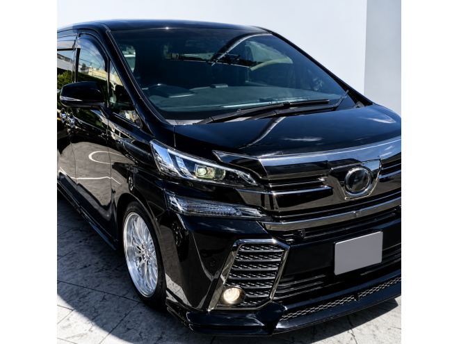 ヴェルファイア特別仕様ZAエディションゴールデンアイズ 本州車寒冷地仕様 ナビTVバックカメラ フリップダウンモニター WALDフルエアロ 両側パワースライドドア ドライブレコーダー 全方位カメラ レーダー探知機 リアパワーゲート JBLサウンドスピーカー ローダウン仕様 自動ブレーキ 車検新規 24ヶ月点検整備済 保証付！ 4WD 2500 5Dr