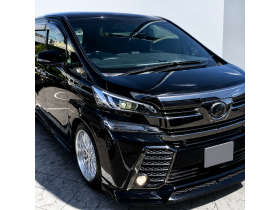 ヴェルファイア　特別仕様ZAエディションゴールデンアイズ 本州車寒冷地仕様 ナビTVバックカメラ フリップダウンモニター WALDフルエアロ 両側パワースライドドア ドライブレコーダー 全方位カメラ レーダー探知機 リアパワーゲート JBLサウンドスピーカー ローダウン仕様 自動ブレーキ 車検新規 24ヶ月点検整備済 保証付！ 4WD 2500 5Dr