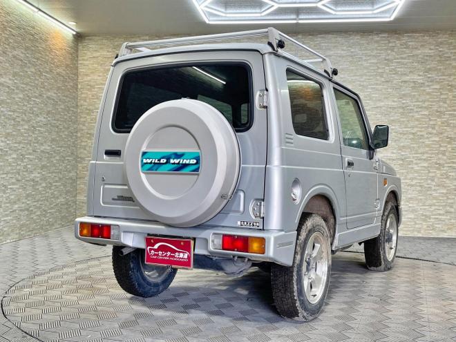 ジムニーワイルドウインド 4WD 5年保証 MT 自社認証工場 車検整備2年付 寒冷地仕様 禁煙