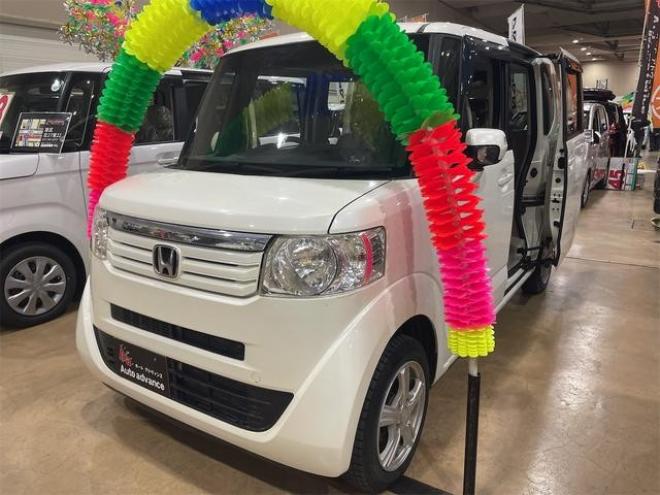 N-BOXＧ　４ＷＤ　新在庫値　下げ中！ＧＷスペシャル！バックカメラ　両側スライド・片側電動　ナビ　ＴＶ　スマートキー　アイドリングストップ　ベンチシート　ＣＶＴ　盗難防止システム　ＡＢＳ　ＥＳＣ　アルミホイール 4WD 660 5Dr