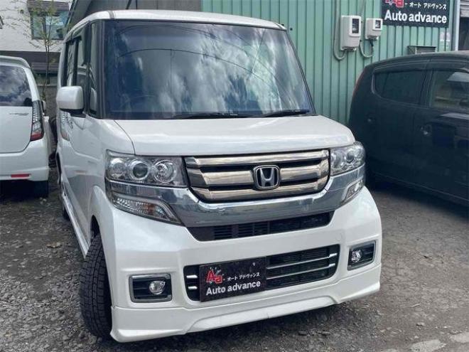 N-BOXカスタム Ｇ・Ｌパッケージ　４ＷＤ　新在庫値　下げ中！ＧＷスペシャル！　バックカメラ　両側電動スライドドア　ナビ　ＴＶ　オートクルーズコントロール　スマートキー　電動格納ミラー　ベンチシート　ＡＴ　ＥＳＣ　アルミホイール 4WD 660 5Dr