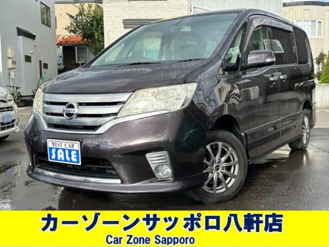 セレナ2.0 ハイウェイスター Vセレクション 4WD　両側ワンタッチオートスライドドア　アイドリングトップ　横滑り防止装置　プッシュスタート　クルーズコントロール　社外アルミホイール夏 2000