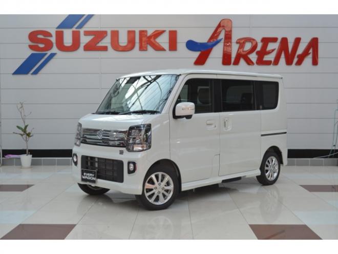 エブリィワゴン PZターボスペシャル 4WD　ワンオーナー車4WDターボセーフティサポート搭載アイドリングストップ横滑り防止装置7インチワイドナビTVバックカメラ両側オートスライドドアオートステップリアパーキングセンサーハイビームアシストLED 660
