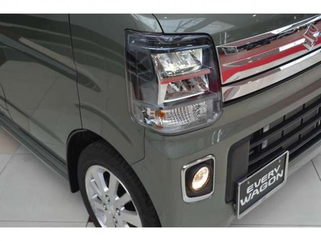 エブリィワゴン PZターボスペシャル ハイルーフ 4WD　届出済未使用車4WDターボハイルーフセーフティサポート搭載アイドリングストップ純正バックカメラ付ディスプレイオーディオ両側オートスライドドアオートステップリアパーキングセンサーハイビームアシストLED 登録済未使用車 660
