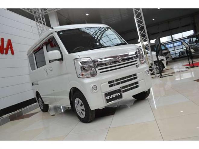 エブリィジョイン ターボ ハイルーフ 4WD　ワンオーナー車4WDターボCVTセーフティサポート搭載アイドリングストップ横滑り防止装置ディスプレイオーディオ両側オートスライドドアETCハイビームアシストLEDライトドライブレコーダー 660