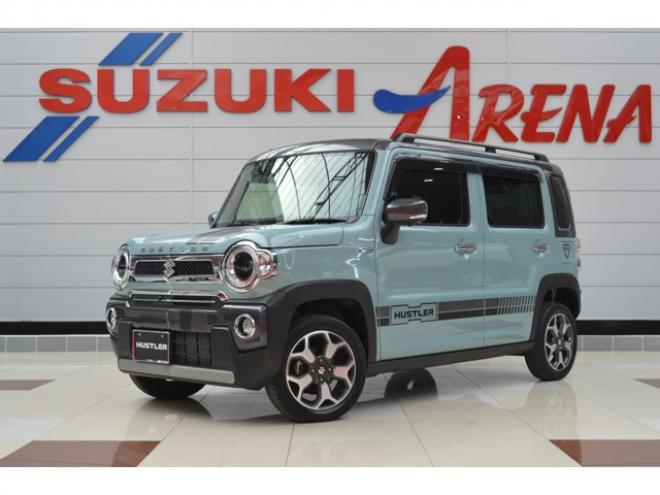 ハスラーJスタイルII ターボ 4WD　ワンオーナー特別仕様車ハイブリッド4WDターボセーフティサポート搭載横滑り全方位モニター付9インチナビTVバックカメラ横滑り防止装置ハイビームアシストLEDビルトインETCアダプティブクルーズコントロール 660