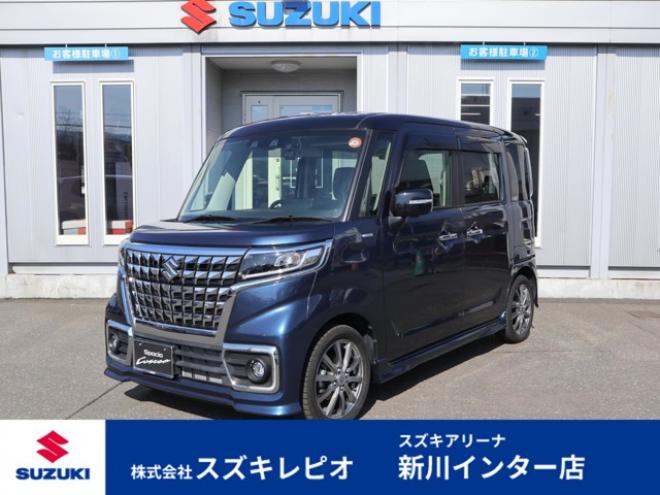 スペーシアカスタム ハイブリッド XS 4WD　全方位フルセグナビ　ヘッドアップディスプレイ　社外ドラレコ前後　ETC　両側電動スライドドア　アダプティブクルーズコントロール　パワーモード　スリムサーキュレーター 660