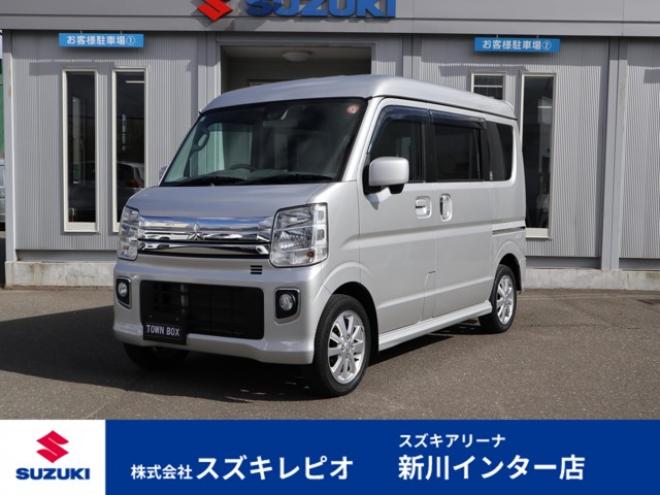 タウンボックスG ハイルーフ 4WD　社外ワンセグナビ　Bluetooth ETC　オートライト　シートヒーター　助手席側電動スライドドア　衝突軽減ブレーキ 660