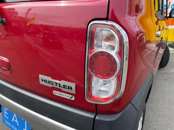 ハスラーXターボ 4WD　1年走行距離無制限保証付/Bluetooth/ナビ・フルセグTV/バックカメラ/エンジンスターター/HIDヘッドライト/LEDフォグライト/キー2本/シートヒーター/インタークーラーターボ/車検残R9年7月/法廷整備/修復歴無し 660