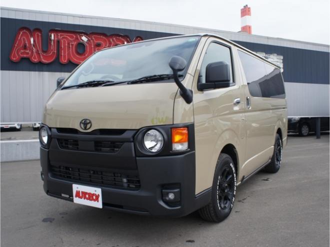 ハイエースバン2.8 スーパーGL ロング ディーゼルターボ 4WD　キャンパー鹿児島製　CKワイルダー　車中泊仕様　REVOシート　室内用エアコン　ベバストFFヒーター　走行充電　サブバッテリー　外部電源　オリジナルベッド　電動開閉バックドア　415SAFARI丸目キット 2800
