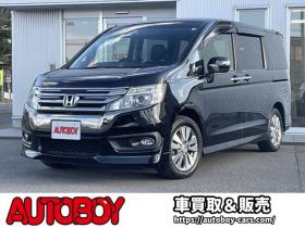 ステップワゴン　2.0 スパーダ Z クールスピリット 4WD　純正ナビ・TV　Bカメラ　両側パワースライドドア　アルパイン製フリップダウンモニター　ETC　クルーズコントロール　パドルシフト　フォグランプ 2000