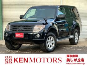パジェロ　3.2 ロング GR ディーゼルターボ 4WD　リフトアップ(ジャオス)　パワステ　パワーウィンドウ　社外ナビ　バックカメラ　純正アルミホイール　ETC　シートヒーター　3列シート　横滑り防止装置　盗難防止装置　ABS　キーレスエントリー 3200