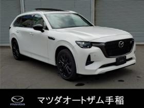 CX-80　3.3 XDハイブリッド プレミアム スポーツ ディーゼルターボ 4WD　試乗車/本革/コネクティッドカー/BOSEサウンド/シートクーラー/サンルーフ/全方位カメラ/パーキングセンサー/12.3インチモニター/メモリー電動シート/電動リアゲート/20AW 3300