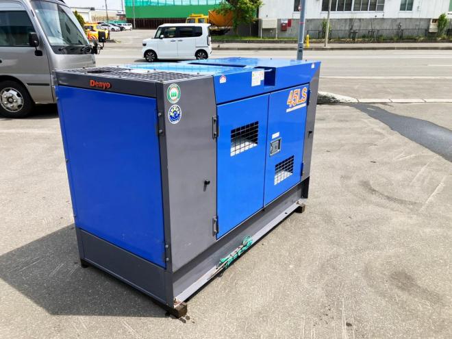 発電機デンヨー　中古　DCA-45LSK　エンジン発電機　動力源