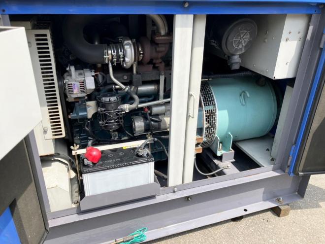 発電機デンヨー　中古　DCA-45LSK　エンジン発電機　動力源