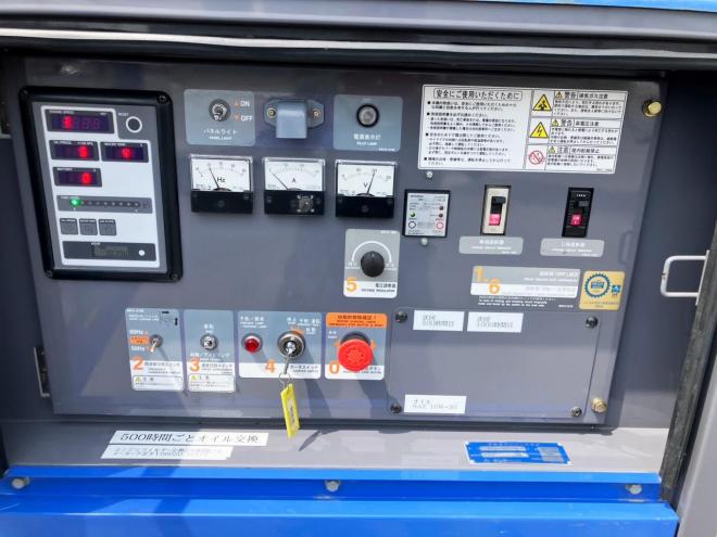 発電機デンヨー　中古　DCA-45LSK　エンジン発電機　動力源
